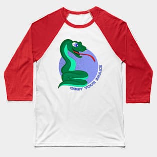 Obey Your Snake Baseball T-Shirt